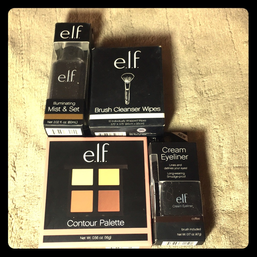 NWT ELF MAKEUP COLLECTION, FOUR ITEMS